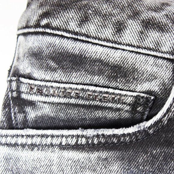 NWT 100% Auth Philipp Plein Boyfriend Cut Embellished Denim Jeans Size 30 Italy - Picture 7 of 12